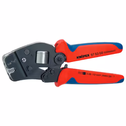 Knipex 97 53 08, Steel, Blue, Red, 190 mm, 477 g
