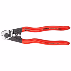 Knipex 95 61 190, Diagonal pliers, 6 mm, Chromium-vanadium steel, Plastic, 190 mm, 314 g