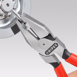 KNIPEX 02 05 180 High Leverage Combination Pliers chrome plated with multi-component grips 180 mm - Additional view 4