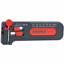 Knipex 12 80 100 SB, 34 g, Grey, Red