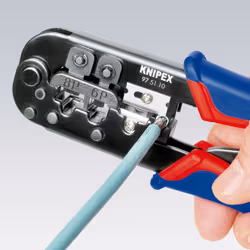 Knipex 97 51 10 Crimping tool Black, Blue, Red - Additional view 5