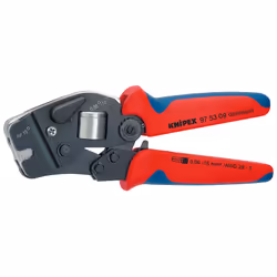 Knipex 97 53 09, Steel, Blue, Red, 190 mm, 486 g