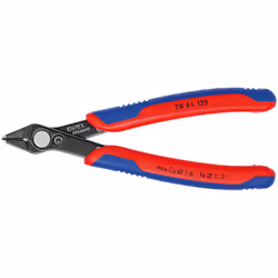Knipex 78 81 125, Diagonal pliers, Steel, Plastic, Blue, Red, 125 mm, 57 g