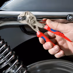 KNIPEX 86 05 150 mini pliers wrench Ã¢â¬â pliers and spanner in a single tool, chrome-plated and multi-component comfort grip, 150 mm