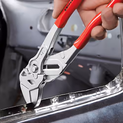 KNIPEX 86 05 150 mini pliers wrench Ã¢â¬â pliers and spanner in a single tool, chrome-plated and multi-component comfort grip, 150 mm - Additional view 7