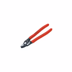 Knipex 95 21 165 SB Cable Shears with Return Spring PVC Grip 160mm (6.1/4in)