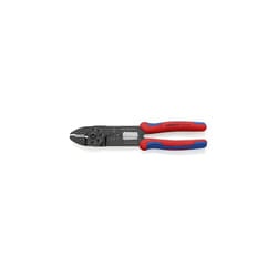 Crimping Pliers black lacquered, with multi-component grips 240 mm (self-service card/blister) 97 22 240 SB