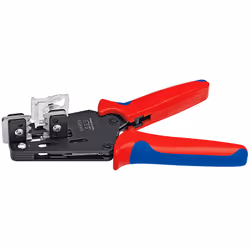 Knipex 12 12 12, Protective insulation, 450 g, Blue, Red