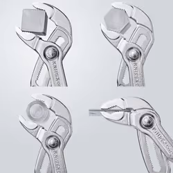 KNIPEX 87 03 125 CobraÃÂ® high-tech water pump pliers chrome-plated, non-slip and plastic-coated, 125 mm - Additional view 6