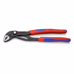KNIPEX 87 22 250 Cobra QuickSet, high performance water pump pliers with fast adjustment, 250 mm