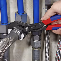 KNIPEX 87 22 250 Cobra QuickSet, high performance water pump pliers with fast adjustment, 250 mm