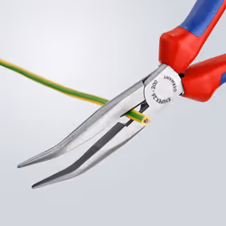 KNIPEX Snipe Nose Side Cutting Pliers (Stork Beak Pliers) (200 mm) 26 22 200 T