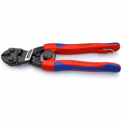 Knipex 71 32 200 T, Bolt cutter pliers, 6 mm, Chromium-vanadium steel, Plastic, Blue, Red, 55 mm