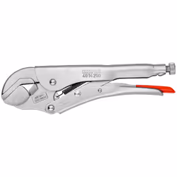 Knipex 40 14 250, Locking pliers, 4.5 cm, Chrome, Zinc steel, Steel, Stainless steel, 250 mm