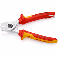 Knipex 95 16 165 T cable crimper Crimping tool Black, Yellow