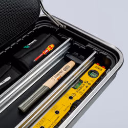 Knipex 00 21 42 tool storage case Black Acrylonitrile butadiene styrene (ABS), Aluminium, Cast aluminium, Duraluminium