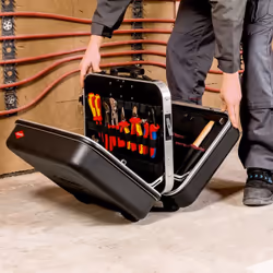 Knipex 00 21 42 tool storage case Black Acrylonitrile butadiene styrene (ABS), Aluminium, Cast aluminium, Duraluminium