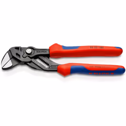Knipex 86 02 180, 4 cm, Plastic, Blue, Red, 43 mm, 180 mm, 14 mm