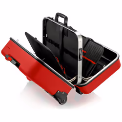 Knipex 98 99 15 LE, Tool hard case, Aluminum, Plastic, Red, 38 L, 30 kg, Hinge