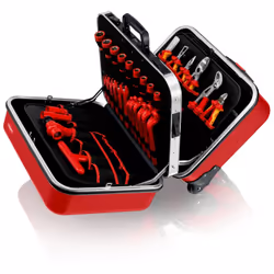 Knipex 98 99 15 tool storage case Black, Red Acrylonitrile butadiene styrene (ABS), Aluminium - Additional view 6