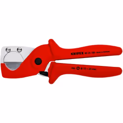 Knipex 90 25 185, Pipecutter, Steel, Plastic, Red, 1.2 cm, 185 mm