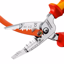 Knipex 13 76 200 ME cable stripper Red, Stainless steel, Yellow - Additional view 5