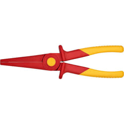 Plastic Snipe Nose Pliers insulating plastic, with soft plastic zone for better grip 220 mm 98 62 02