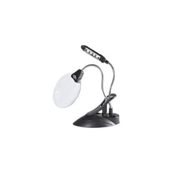 Wedo Desk Magnifier with LED - Black