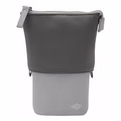 Wedo My Butler, Soft pencil case, Fabric, Faux leather, Polyester, Anthracite, Grey, Monochromatic, Indoor, Zipper