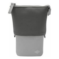 Wedo My Butler Soft pencil case Fabric, Faux leather, Polyester Anthracite, Grey