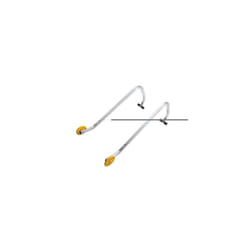 Zarges ZAR40970 Roof Hooks with Wheels (1 pair)