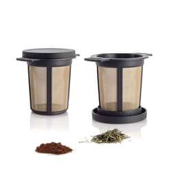 finum Floating Brewing Basket  Large  Black