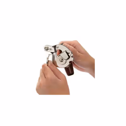 Westmark Heavy Duty Can Opener, For Commercial Use, Suitable For Food Service-Sized Cans, Steel/Wood, Titan, 12242260