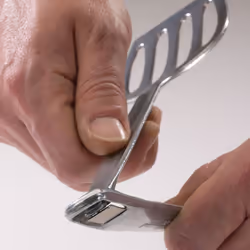 Vogue Separating Chefs Tongs 11In 275mm Aluminium Kitchen Food Serving Utensil