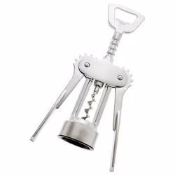 Westmark Fino, Wing corkscrew, Silver, Zinc steel, Germany, 203 mm, 7541 mm