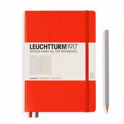 Leuchtturm 312564, Monochromatic, Red, A5, 251 sheets, 80 g/m², Hardcover