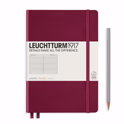 Leuchtturm 359691, Monochromatic, Red, A5, 251 sheets, 80 g/m², Hardcover