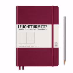 Leuchtturm 359695, Monochromatic, Red, A5, 251 sheets, 80 g/m², Hardcover