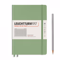 Leuchtturm 361583, Monochromatic, Green, A5, 251 sheets, 80 g/m², Hardcover