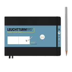 Leuchtturm Sketchbook Landscape writing notebook A5 112 sheets Black