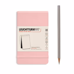 Leuchtturm Reporter Notepad Pocket, Monochromatic, Pink, A6, 184 sheets, Adult