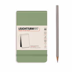 Leuchtturm AGENDASAGED, Monochromatic, Green, A6, 184 sheets, Adult