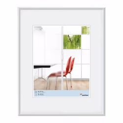 Walther Design Galeria, Single picture frame, Glass, Plastic, White, Wall, 30 x 45 cm, Rectangular
