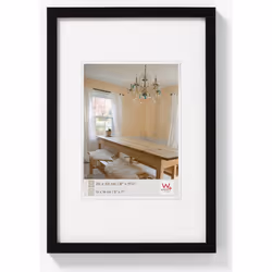Walther Design BP045B, Single picture frame, Wood, Black, 20 x 30 cm, Rectangular, Germany