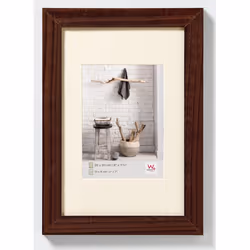 Walther Design HO015N, Single picture frame, Wood, Walnut, 7 x 10 cm, 14 mm, 154 mm