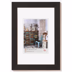 Walther Design HI070B, Single picture frame, Wood, Black, 40 x 60 cm, Rectangular, Germany