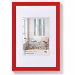 Walther Design KP050R, Single picture frame, Plastic, Red, Wall, 30 x 40 cm, Rectangular
