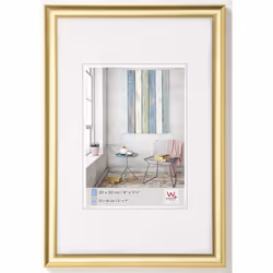 Walther Design KP045G, Single picture frame, Plastic, Gold, 20 x 30 cm, Rectangular, 327 mm