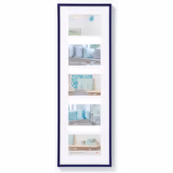 Walther Design KV515L, Multi picture frame, Plastic, Blue, Wall, 10 x 15 cm, Rectangular