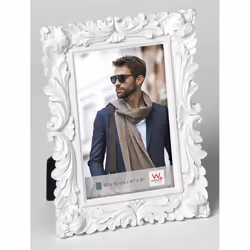 Walther Design QS015W, Single picture frame, White, 10 x 15 cm, Rectangular, Germany, 166 mm